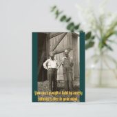 U kunt geen gebied ploegen door het over te briefkaart (Staand voorkant)