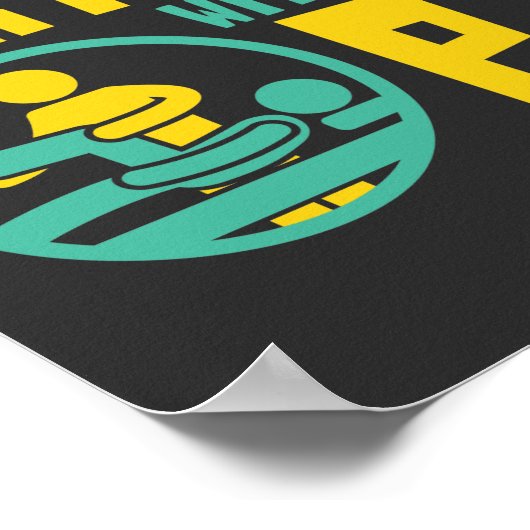 U kunt geen Partij zonder Fysieke Therapie PT Poster (Hoek)