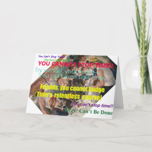 U kunt geen Tijd tegenhouden! De Kaart van de