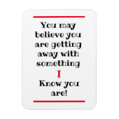 U kunt geloven | Ik ken Humoureus Magnet Magneet (Verticaal)