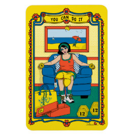 U kunt het doen_B_4x6 koelkast Magneet