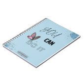 U KUNT HET DOEN - Butterfly Motivatie Notitieboek (Linkerzijde)