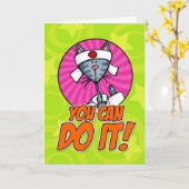 U kunt het doen! kaart (Gele Bloem)