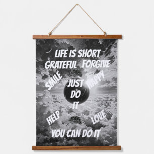 U kunt het doen - vet Motivatie offerte ontwerp Hangend Wandkleed