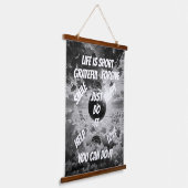 U kunt het doen - vet Motivatie offerte ontwerp Hangend Wandkleed (Gebogen)