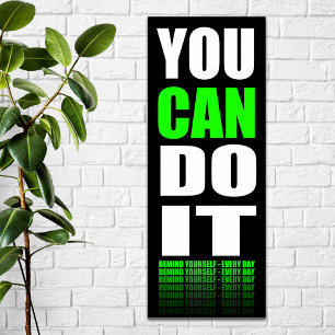 U KUNT het (groene) Motivatie doen Poster