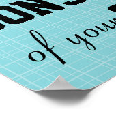 U kunt het poster inspirerend prijsopgave kiezen (Hoek)