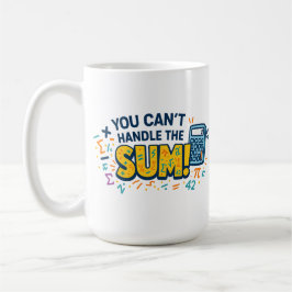 U kunt het Sum Wiskunde-ontwerp niet aan Koffiemok
