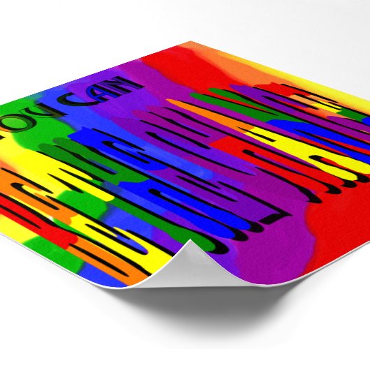 U kunt het Veranderende Poster zijn (Hoek)