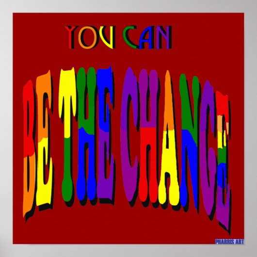 U kunt het Veranderende Poster zijn (Voorkant)