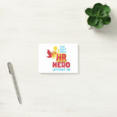 U kunt HR Hero niet bespioneren zonder HR - human Post-it® Notes (Kantoor)