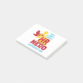 U kunt HR Hero niet bespioneren zonder HR - human Post-it® Notes (Schuin)