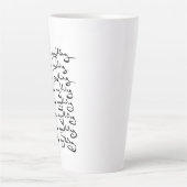 U KUNT IETS DOEN! Inspirerend prijsopgave Latte Mok (Voorkant)