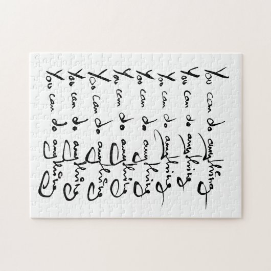 U KUNT IETS DOEN! Inspirerend prijsopgave Legpuzzel (Horizontaal)