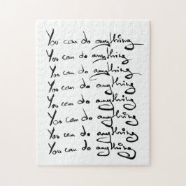 U KUNT IETS DOEN! Inspirerend prijsopgave Legpuzzel