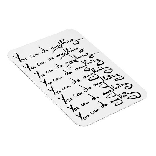 U KUNT IETS DOEN! Inspirerend prijsopgave Magneet (Rechterzijde)