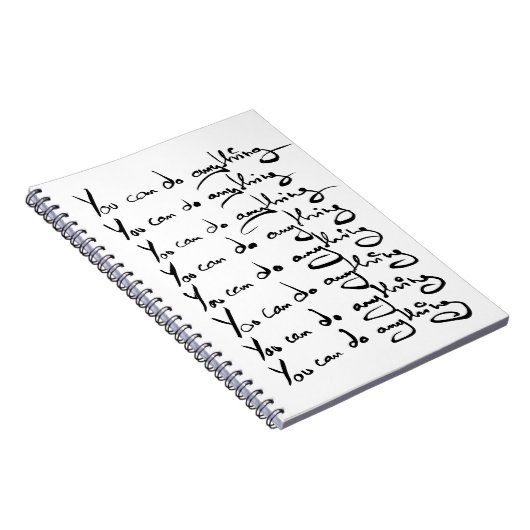 U KUNT IETS DOEN! Inspirerend prijsopgave Notitieboek (Rechterzijde)