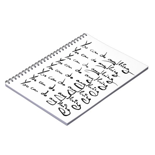 U KUNT IETS DOEN! Inspirerend prijsopgave Notitieboek (Linkerzijde)