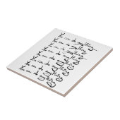 U KUNT IETS DOEN! Inspirerend prijsopgave Tegeltje (Zijkant)