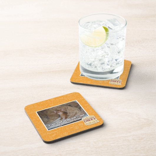 U kunt later het bed maken. bier onderzetter (Rechterzijde)