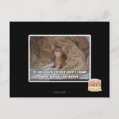 U kunt later het bed maken. briefkaart (Voorkant)