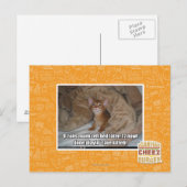 U kunt later het bed maken. briefkaart (Voorkant / Achterkant)