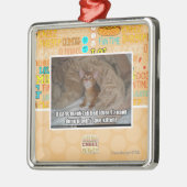 U kunt later het bed maken. metalen ornament (Links)