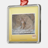 U kunt later het bed maken. metalen ornament (Links)