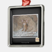 U kunt later het bed maken. metalen ornament (Links)