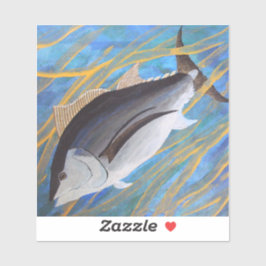 U kunt lopen maar u kunt niet verbergen sticker