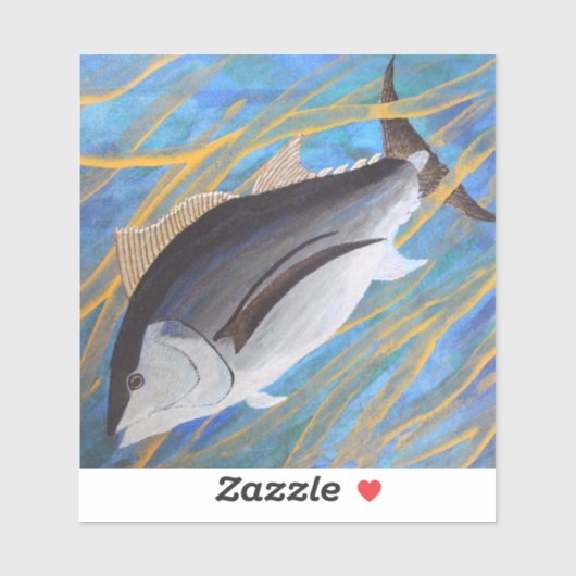 U kunt lopen maar u kunt niet verbergen sticker (Vel)