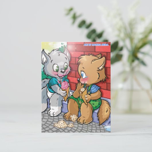 U kunt mijn Ice Cream-Briefkaart hebben Briefkaart (Staand voorkant)