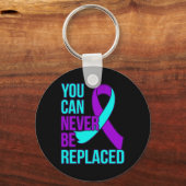 U kunt nooit in de plaats komen van zelfmoordbewus sleutelhanger (Voorkant)