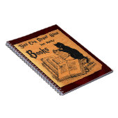 U kunt nooit te veel boekjes notebook hebben notitieboek (Rechterzijde)