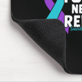 U kunt nooit zelfmoord preventie-bewust vervangen muismat (Hoek)