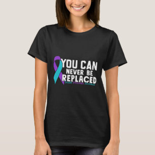 U kunt nooit zelfmoord preventie-bewust vervangen t-shirt