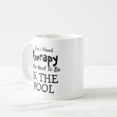 U kunt tekst wijzigen Geen therapie nodig Alleen p Koffiemok (Voorkant links)