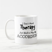 U kunt tekst wijzigen - Geen therapieccordion nodi Koffiemok (Links)