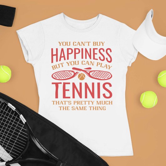 U kunt Tennis afspelen T-shirt