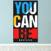 U kunt uw eigen Canvas (gloss) behouden of ontwerp Afdruk (Insitu (Houten vloer))