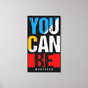 U kunt uw eigen Canvas (gloss) behouden of ontwerp Afdruk