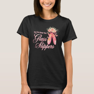 U kunt uw glazen dippers danseres ballerina behoud t-shirt