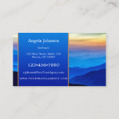 U kunt uw Visitekaartje voor fotoreizen oogsten (Achterkant)