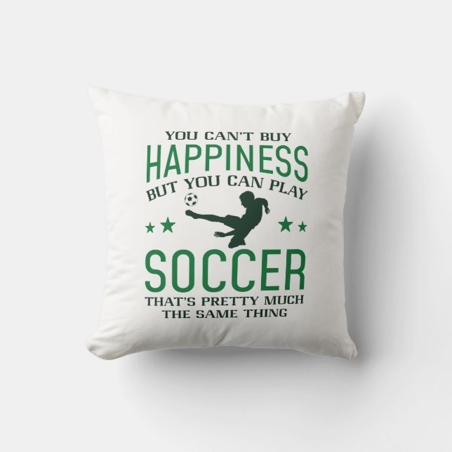 U kunt Voetbal spelen Kussen (Voorkant)
