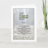 U kunt werkelijk alles doen – Filippenzen 4:13 Kaart (Voorkant)