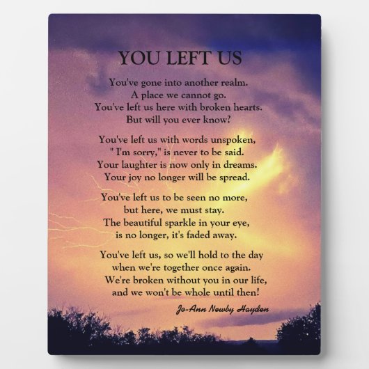 U LAAT ONS POEM. FOTOPLAAT (Voorkant)