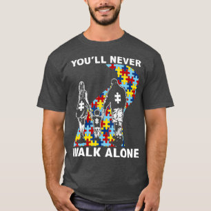 U Loop nooit alleen Autisme T-shirt