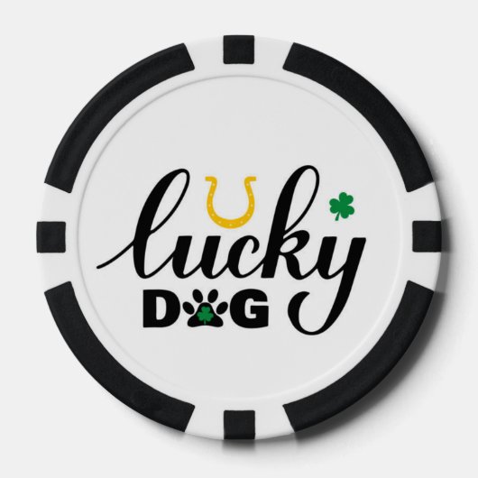 U Lucky Dog Poker Chip (Voorkant)