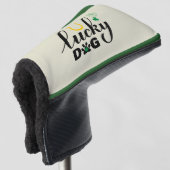 U Lucky Dog Putter Golfheadcover (3/4 voorkant)