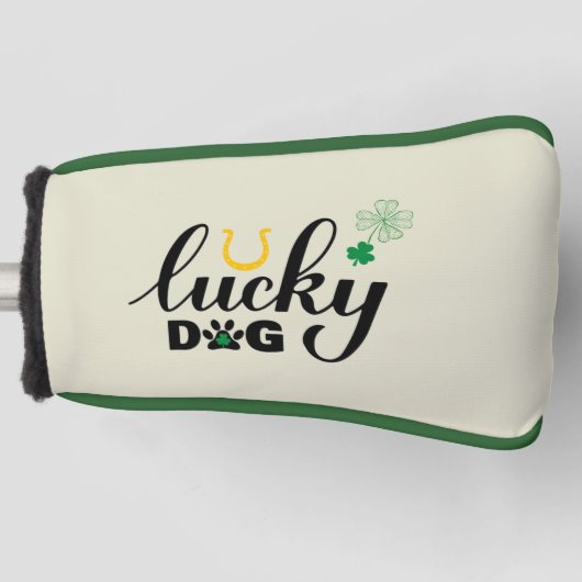 U Lucky Dog Putter Golfheadcover (Voorkant)